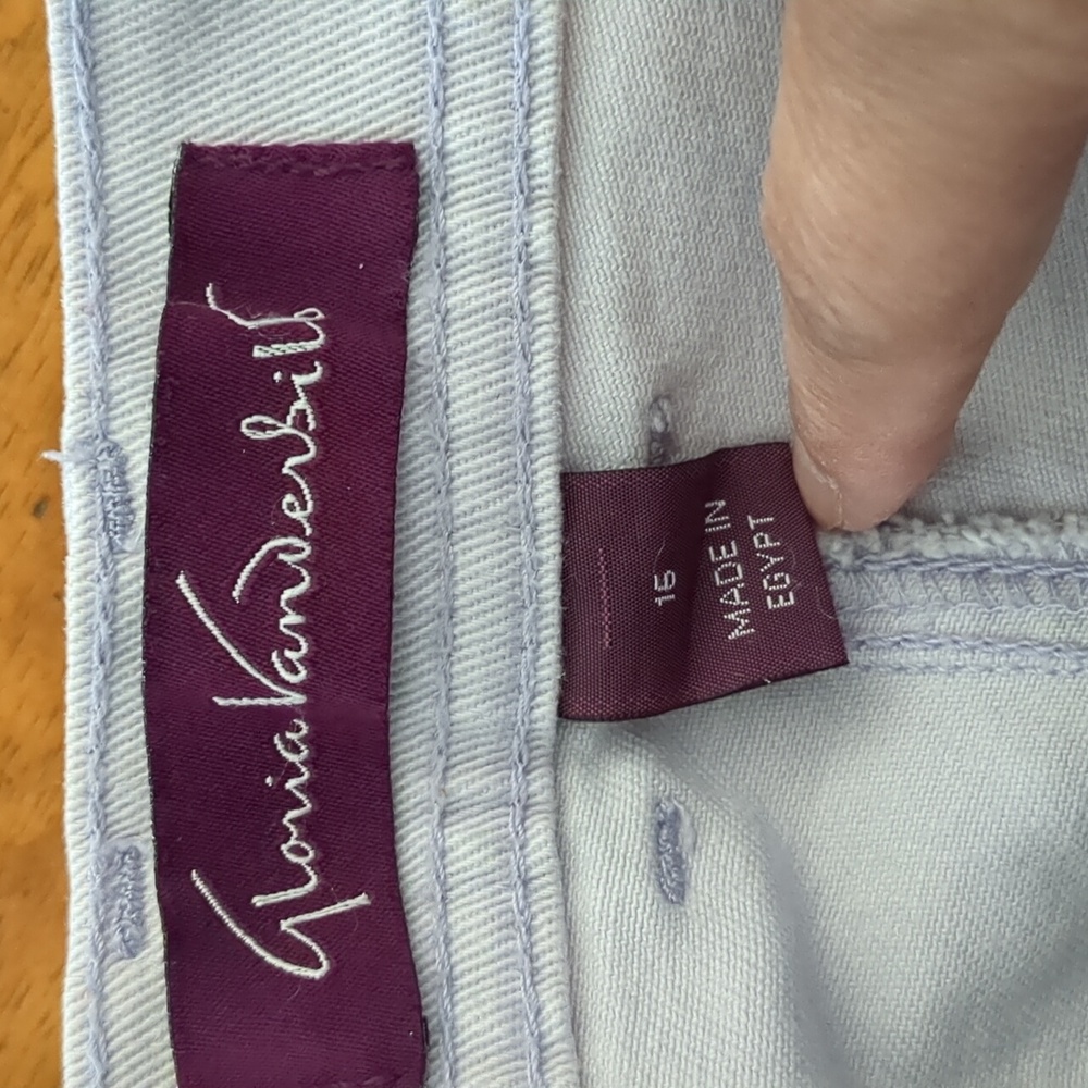 Lavender Straight-Leg Jeans size 16 - Picture 4 of 6